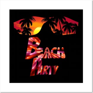 Beach Party Posters and Art